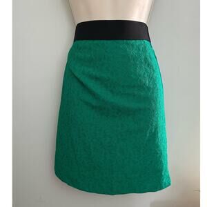 ALFANI Womens Skirt Lace Kelly Green Career Office Cocktails Stretch Spring 14P
